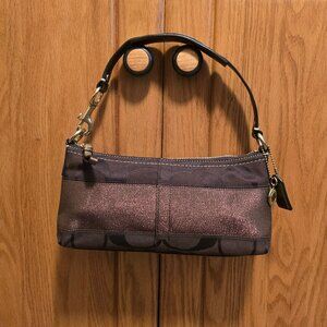 Coach Signature Strip Small Hobo